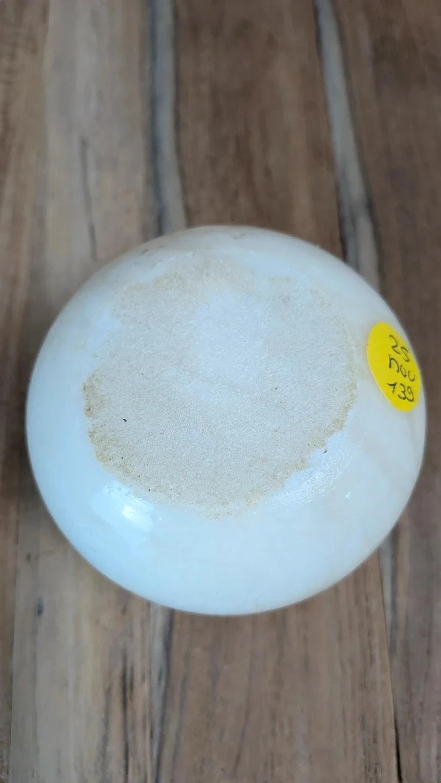 Kleine vintage alabaster sieradendoos met bloemmotief – photo 6